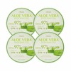 Aliasha Aloe vera purity 97% soothing gel 300mlx4 large capacity 1200ml / 알로에 베라 순도97% 수딩젤300mlx4개 대용량1200ml