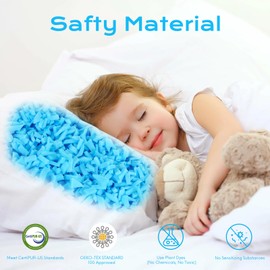 Garifon Bean Bag Filler, 5lbs Shredded Memory Foam Filling, Bean Bag Chair Filling Stuffing, Bean Bag Refill Insert, Punching Bag Filler, Pillow Filler Stuffing for Stuffed Animals/Arts Crafts/Cushion