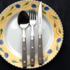 Filet Collection French Bistro Cutlery Set, NERON Taupe, Taupe, Taupe,