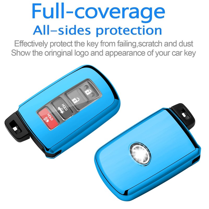 Tukellen for Toyota Key Fob Cover,Special Soft TPU Key Case