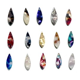 KTGCOZS Pack of 50 Spinner Blade Bait Kit DIY Fishing Lure Making Tool Fishing Accessories 22 * 8mm