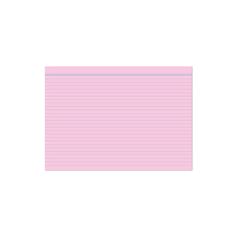RNK 115073 Index Cards A7 Pack of 100 Pink