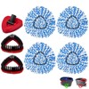 Mop Heads Replacements for O-Cedar RinseClean 2-Tank Spin Mop, Mop
