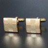Kamakura Cuff Workshop Gold Two-Tone Cufflinks sc018, gold