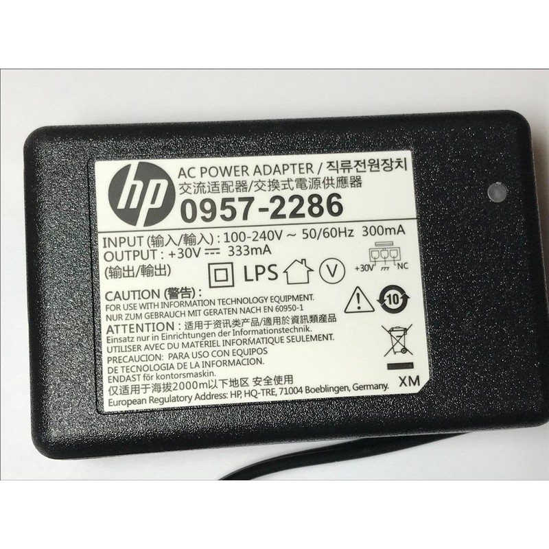 Replacement for Original hp Printer CHARGER adapter model 0957-2286 for