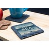 'The Sea' Slate Coaster | Nautical Design | Coastal Home