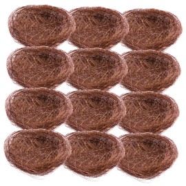 OFFSCH 16Pcs Simulated Bird Nest Garden Bird Nest Ornaments for Home Decor Photography Props and Dinner Plate Decoration Bird Nest Decoration for Indoor and Outdoor Use