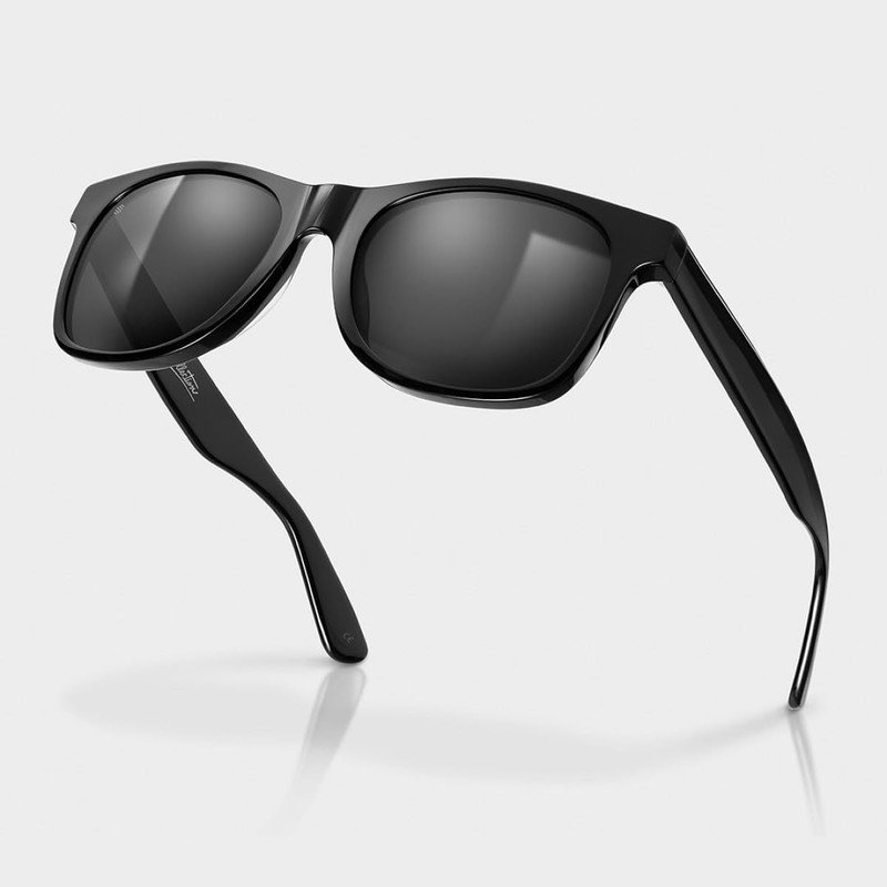 SIROKO - Sunglasses with Recycled Material Total Black - Black,