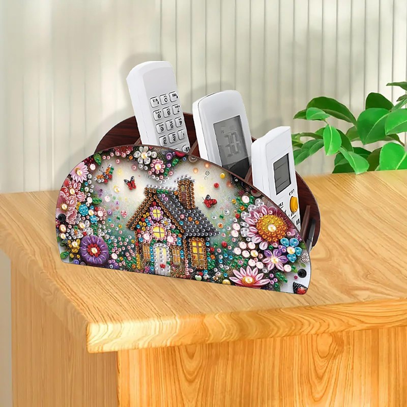 ARTopet Diamond Art Painting Multi-Grid Storage Box DIY Wooden Moon