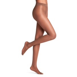 FALKE Women's Pure Matt 20 DEN W Ti Sheer Plain 1 Pair Tights, Brown Espresso 5188, S