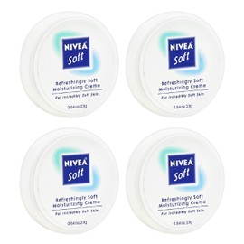 Nivea Soft, Refreshingly Soft Moisturizing Creme, .84 Oz. (Value Bundle) by Nivea