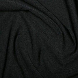 Stretch Lycra Spandex Fabric Material - Black, 1Mtr 100cm x 150cm