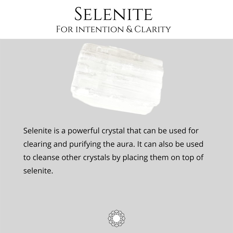 Earth Story Selenite Moon 7-8cm