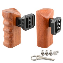 CAMVATE Wooden Grips for Panasonic Camera GH Series (1 Pair)