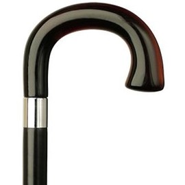 Men Square Nose Cane Black Maple With Shell Handle  -Affordable Gift! Item #HAR-9121039