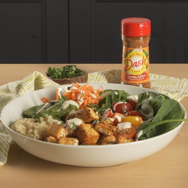 Dash Salt-Free Seasoning Blend, Extra Spicy, 2.5 Ounce (Pack of