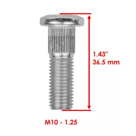 Honda 4 Front Wheel Hub Stud Bolt for Honda TRX300 Fourtrax 300 2X4 1988 1989-2000