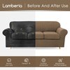 Lamberia High Stretch Sofa Cover for 2 Cushion Couch Loveseat