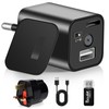 HD 1080P Mini USB Charger Camera, Security Video Recorder Continuous