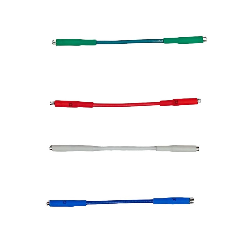 Funayama Turntable Headshell Litz Wire, 4 Packs Stereo Cartridge Lead