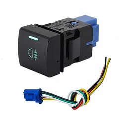 Toyota/Daihatsu [C Type] Compatible/Applicable Trunk Release Switch, Rear Fog Light Switch, RAV4 (XA50 Model), 70 Series Camry, 210 Series, Corolla 220 Series, 80 Series Harrier, 150 Series, Late 200