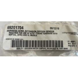 Harley davidson Oxygen Sensor Harness Extension 69201704