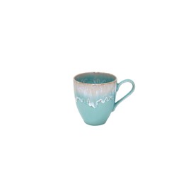 Casafina Taormina Collection Stoneware Ceramic Mug 14 oz, Aqua