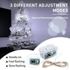 chzk 8 Pack White Fairy Lights 7Ft 20 LED Twinkle