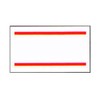 Hand Label for PB – 1 (1000) Sheet, 10 Pairs) Solid Red Two Lines