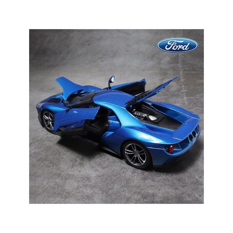 Maisto 1:18 2017 Ford GT Blue Diecast Model Car Kidult