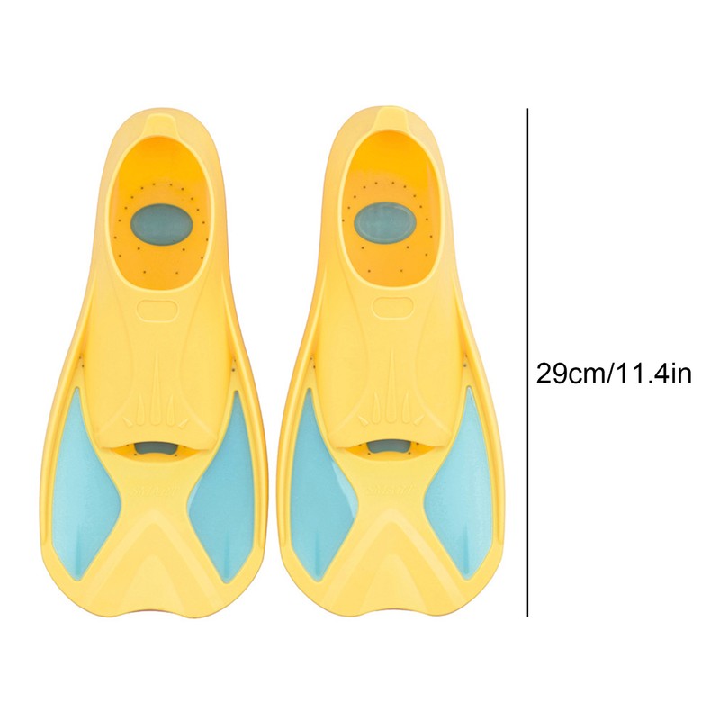 Kids Short Light Swim Fins Flippers for Swimming Snorkeling Training