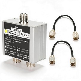 VHF UHF Transceiver Duplexer, 144 ~ 148 MHz and 400 ~ 470 MHz Different Frequency Indoor Transceiver, MX72 HAM Antenna Combiner, Indoor MX72 Antenna Duplexer