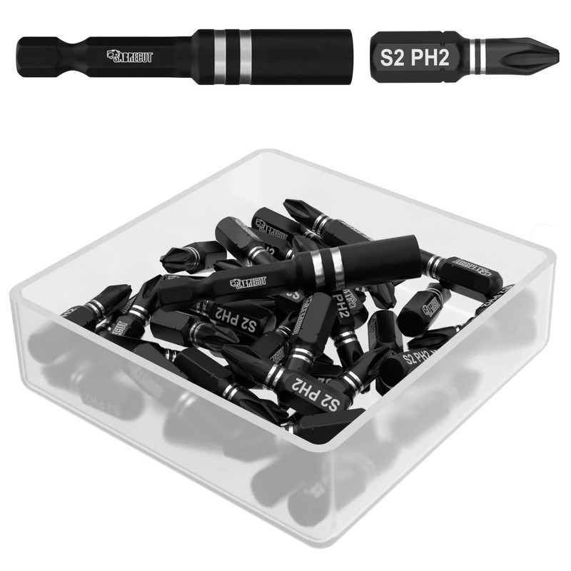 41 x SabreCut SCPA25_41PH 25mm PH2 Impact Screwdriver Driver Bits