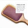 Cellibbon Athens Goddess Paddle Brush (L)/ Wooden Cushion Brush, Gold