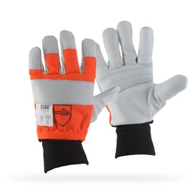 OZAKI Chainsaw Gloves Mid-Season Special Cutting Work - Left Hand Back Protection - Size 11/XL