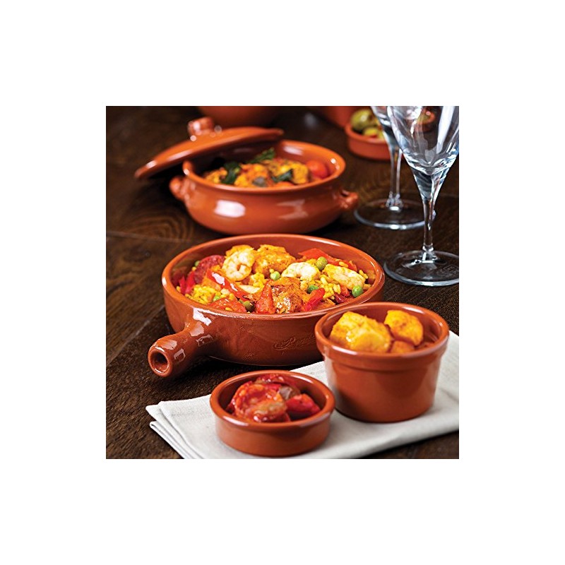 Regas Tapas Dish, Ceramic, Terracotta, 11.5 x 11.5 x 4