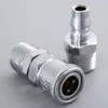 2Pcs Air Compressor 1/2" BSP Air Line Fittings Hose Pipe