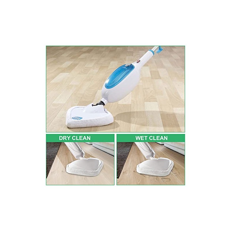 12 PCS Microfiber Steam Mop Pads - Reusable & Washable