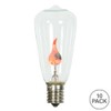Vickerman ST40 Incandescent Clear Flicker Flame E17 Medium Base Bulb,