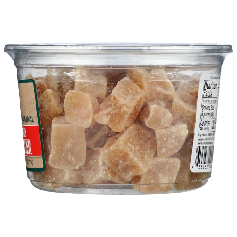 AURORA PRODUCTS Australian Crystallized Ginger Chunks, 11 OZ