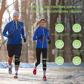 Rodillera Deportiva de Compresión,Soporte Ajustable Soporte de Rodilla para Deportes,Entrenamiento, Correr, Levantamiento de Pesas,deportes...        