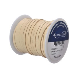 Realeather, Buckskin Deerskin Lace,1/8" x50' Spool, x 50'