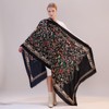 DANA XU Double-Sided Reversible 100% Merino Wool Pashmina Shawl and