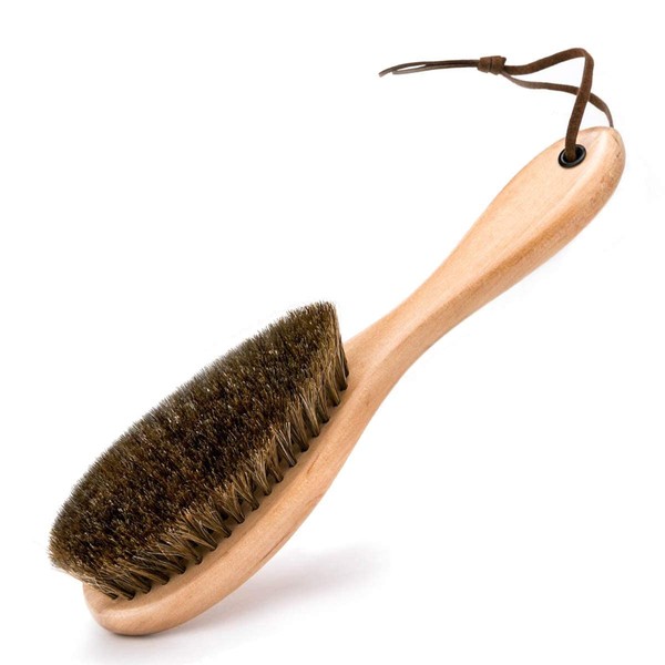 JP.Hirana Clothes Brush, Suit Brush, Coat, Brushing, Dust, Pollen Countermeasure, For Shoe Leather Products, Kimono Care, Horse Hair
