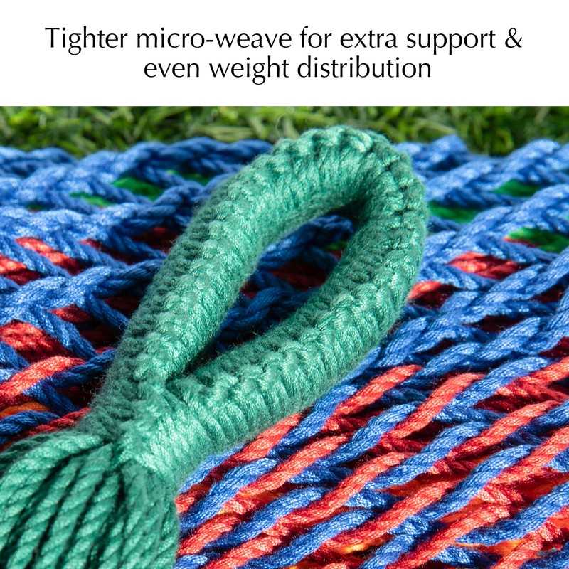 PNAEUT Mayan Hammock, Handwoven XL Thick Soft Rope Hammocks for
