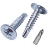 SKIR'CO (200 Pieces) Galvanised Self Drilling Screws 4.2 x 19mm