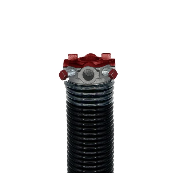 Garage Door Torsion Spring (218 x 1.75 x 26) | Right Hand Wound Replacement for Left Side of Garage Door (Cone Color: Red)