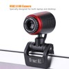 Computer Webcam, HD Web Camera USB2.0 PC Computer Webcam with