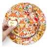 \ `tz Pegatinas Otoñales Little Fox Leisheng, 50 Unidades .