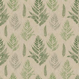 Tischdeko Pack of 25 Serviettes Environmentally Friendly 100% Recycled Fern Pattern